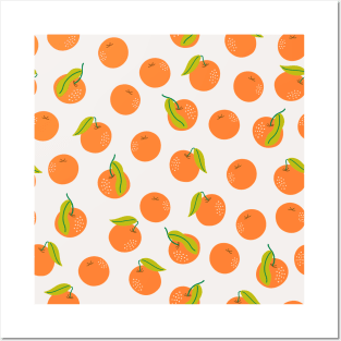 Tangerine background Posters and Art